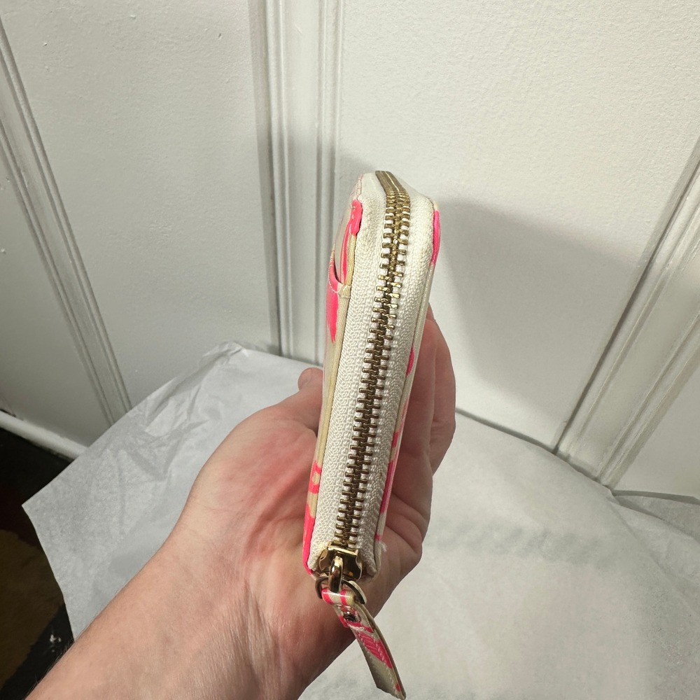 Kate Spade Wallet Womens OS Pink Flamingo Cream Good Zip Around WLRU1182 - Picture 4 of 10